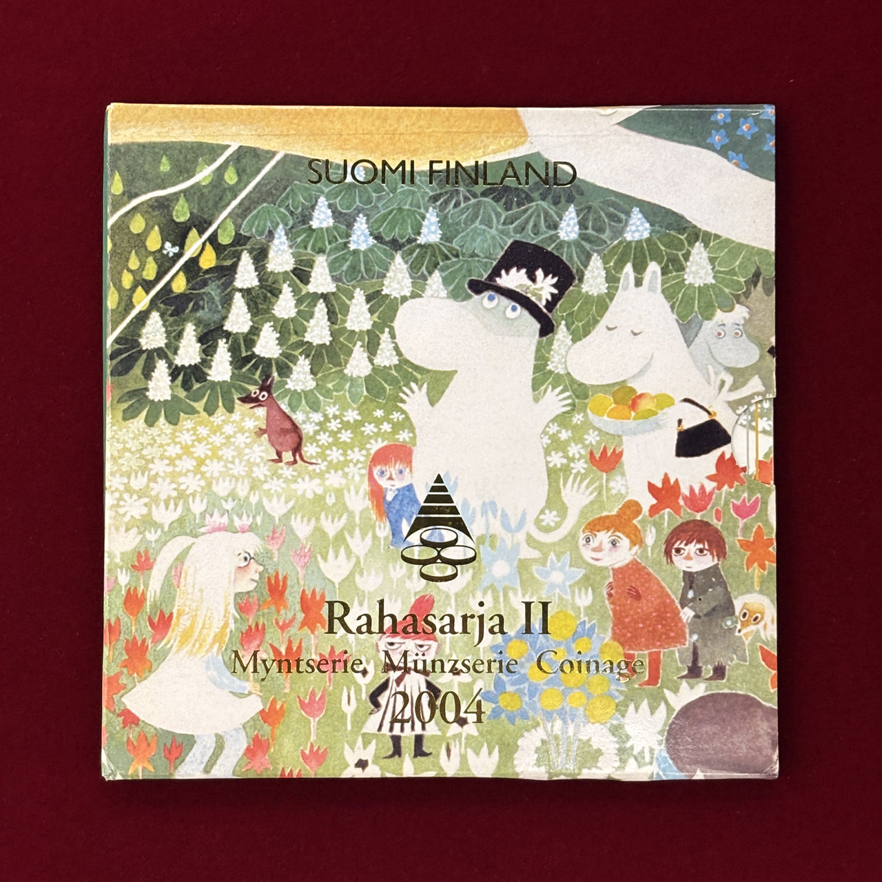 [Finland] Snufkin and Little My Mint Set (8 Coins + 1 Medal) 2004 [C-0000767]