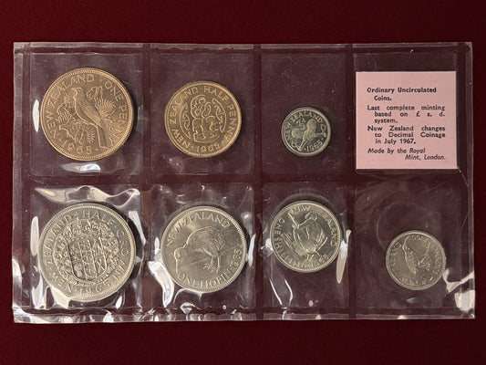【ニュージーランド】ミントセット 7枚組 1965［C-0001007］