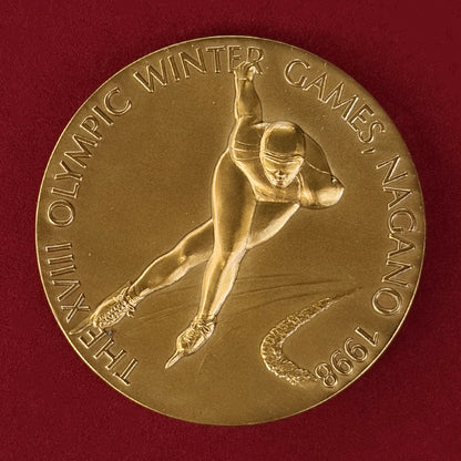 【日本】1998年長野オリンピック記念 銅製メダル［C-0001013］