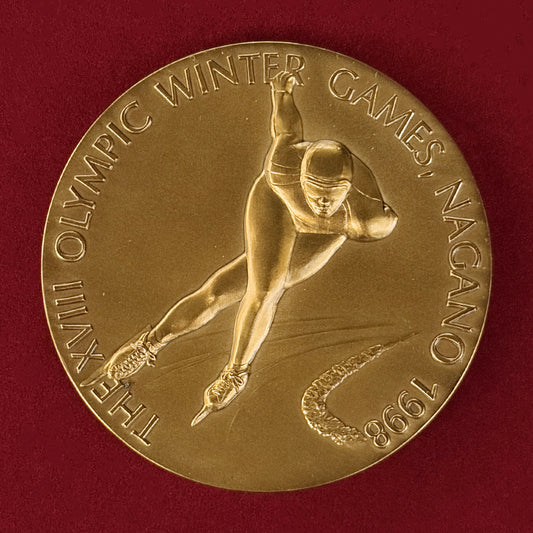 【日本】1998年長野オリンピック記念 銅製メダル［C-0001013］
