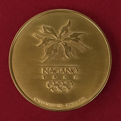 【日本】1998年長野オリンピック記念 銅製メダル［C-0001013］