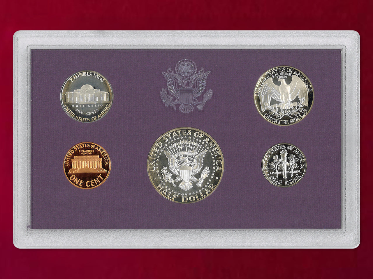 【アメリカ】プルーフセット 5枚組 1987［C-0001015］