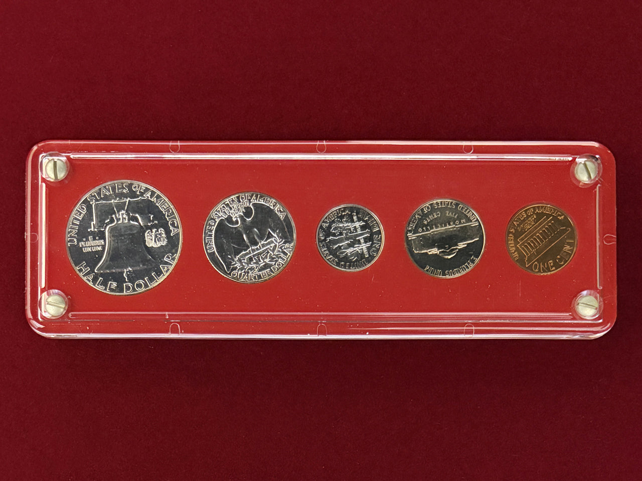 【アメリカ】プルーフセット 5枚組 1963［C-0001016］