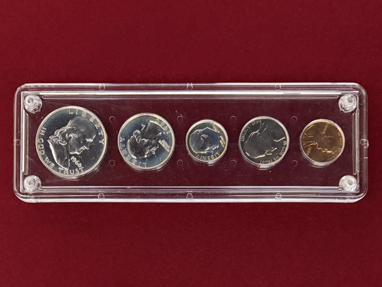 【アメリカ】プルーフセット 5枚組 1963［C-0001018］