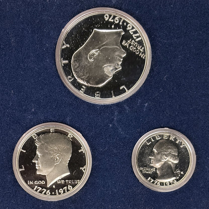 [USA] Proof set, 3 discs, 1976 [C-0000205]