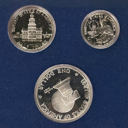 [USA] Proof set, 3 discs, 1976 [C-0000205]