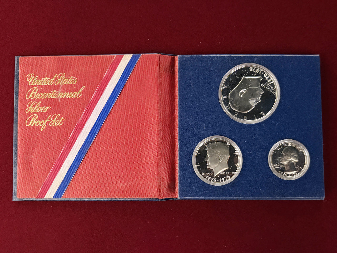 [USA] Proof set, 3 discs, 1976 [C-0000205]