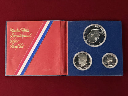 [USA] Proof set, 3 discs, 1976 [C-0000205]
