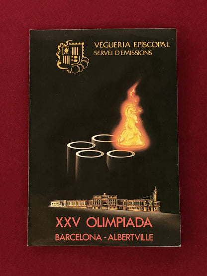 【アンドラ】1992年バルセロナ＆アルベールビルオリンピック記念 プルーフセット 2枚組 1988［C-0001025］