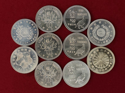 【日本】記念硬貨 21枚セット［C-0001052］