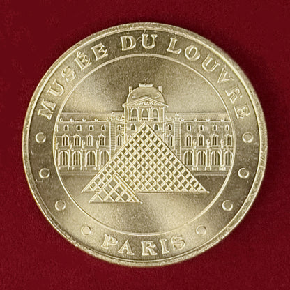 【フランス】ルーヴル美術館公式観光記念メダル アルミ青銅製 メダル 2001［C-0001066］