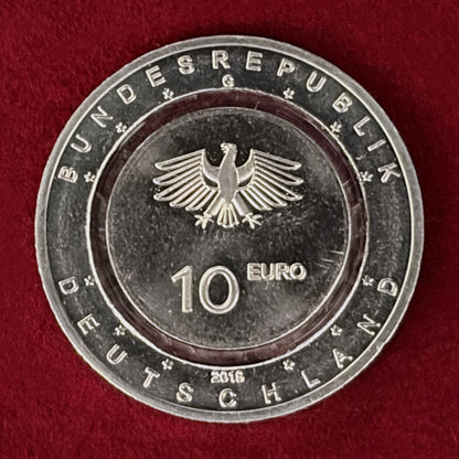 【ドイツ】イン・デア・ルフト(空の中に) 10ユーロ 白銅貨 2019G［C-0001072］