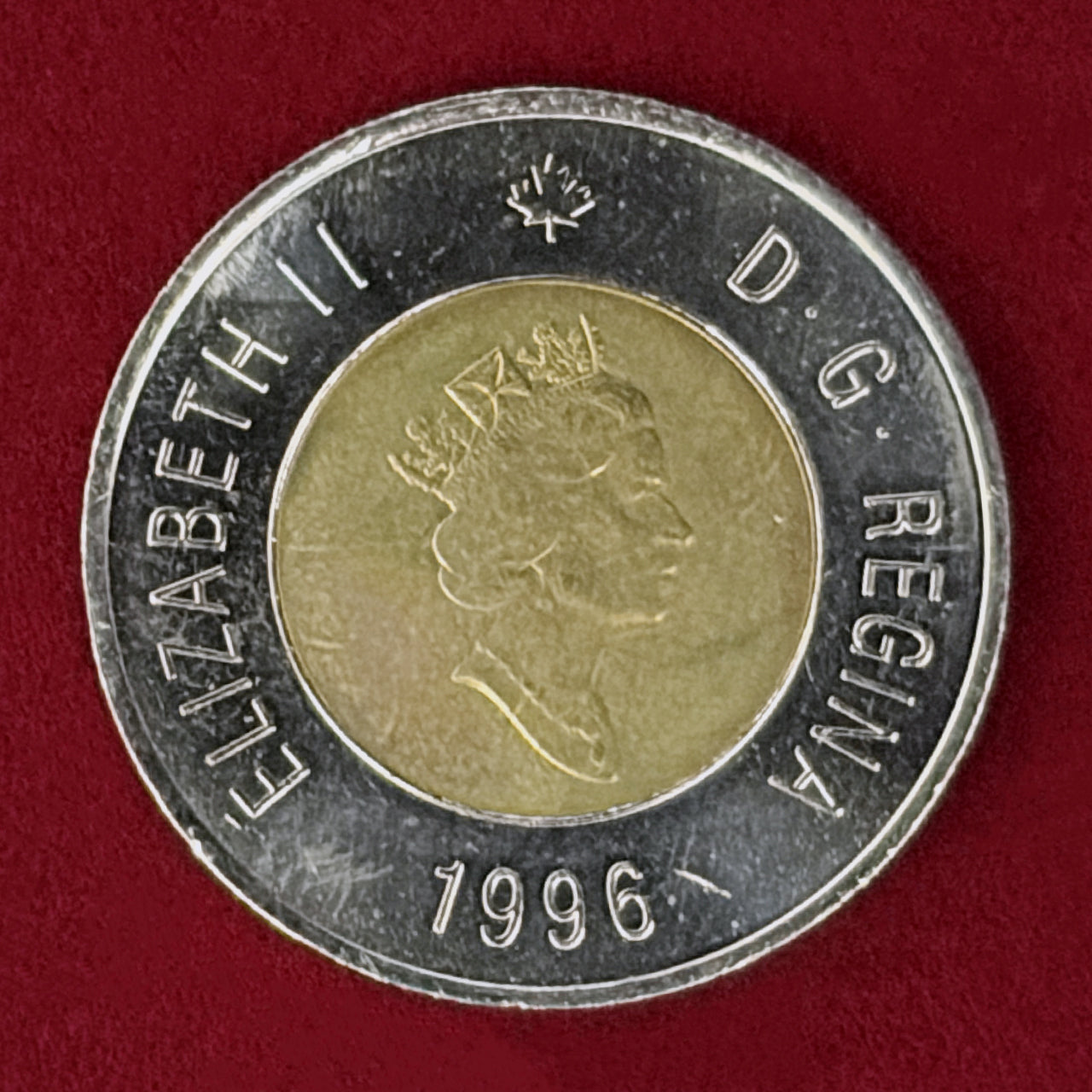 【カナダ】2ドル バイメタル貨 1996［C-0001085］