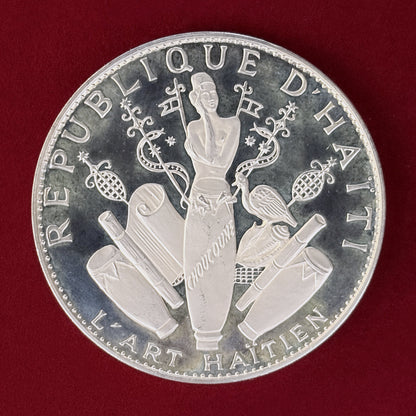 【ハイチ】プルーフセット 銀貨3枚組 1967［C-0001094］
