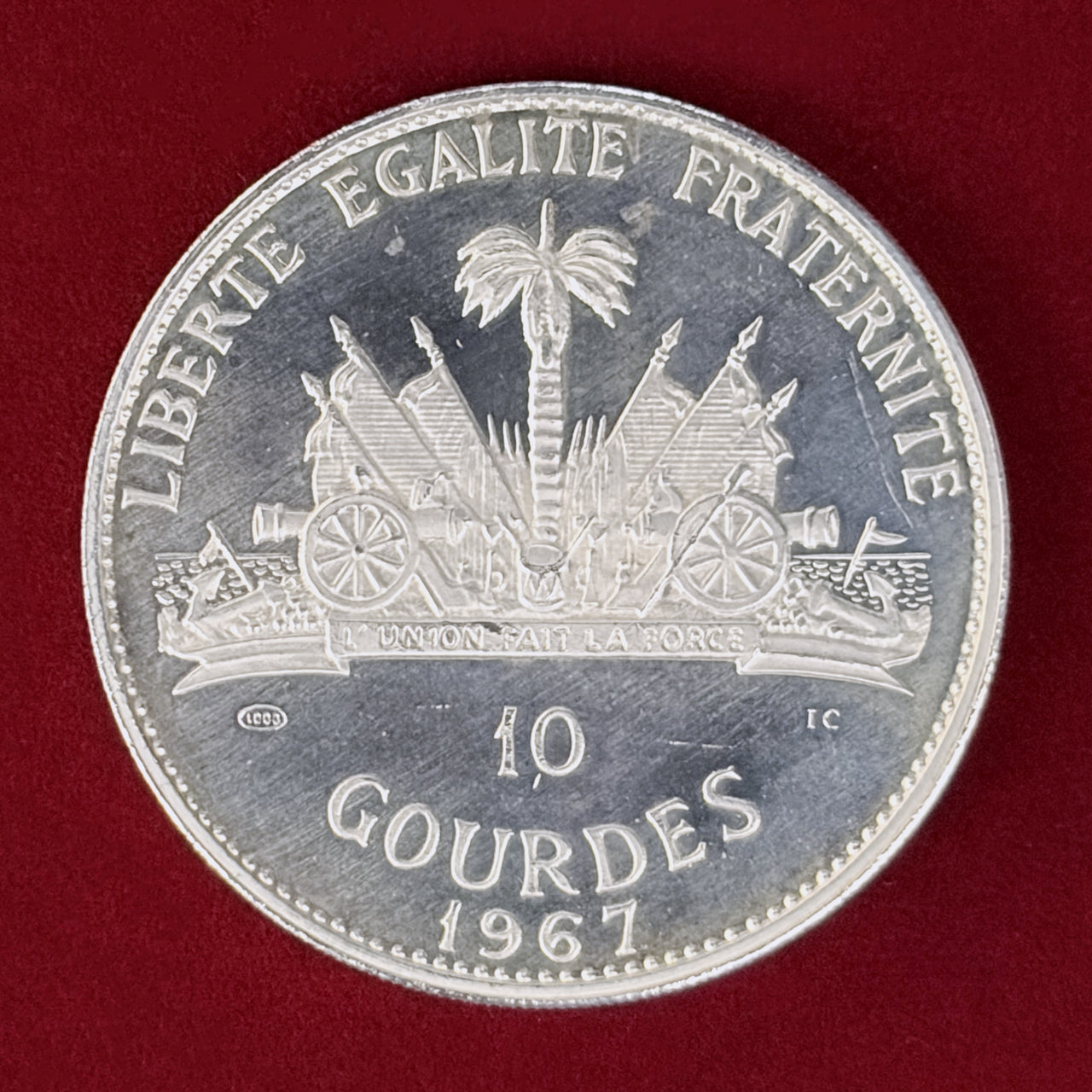 ハイチ】プルーフセット 銀貨3枚組 1967［C-0001094］ – ワールド