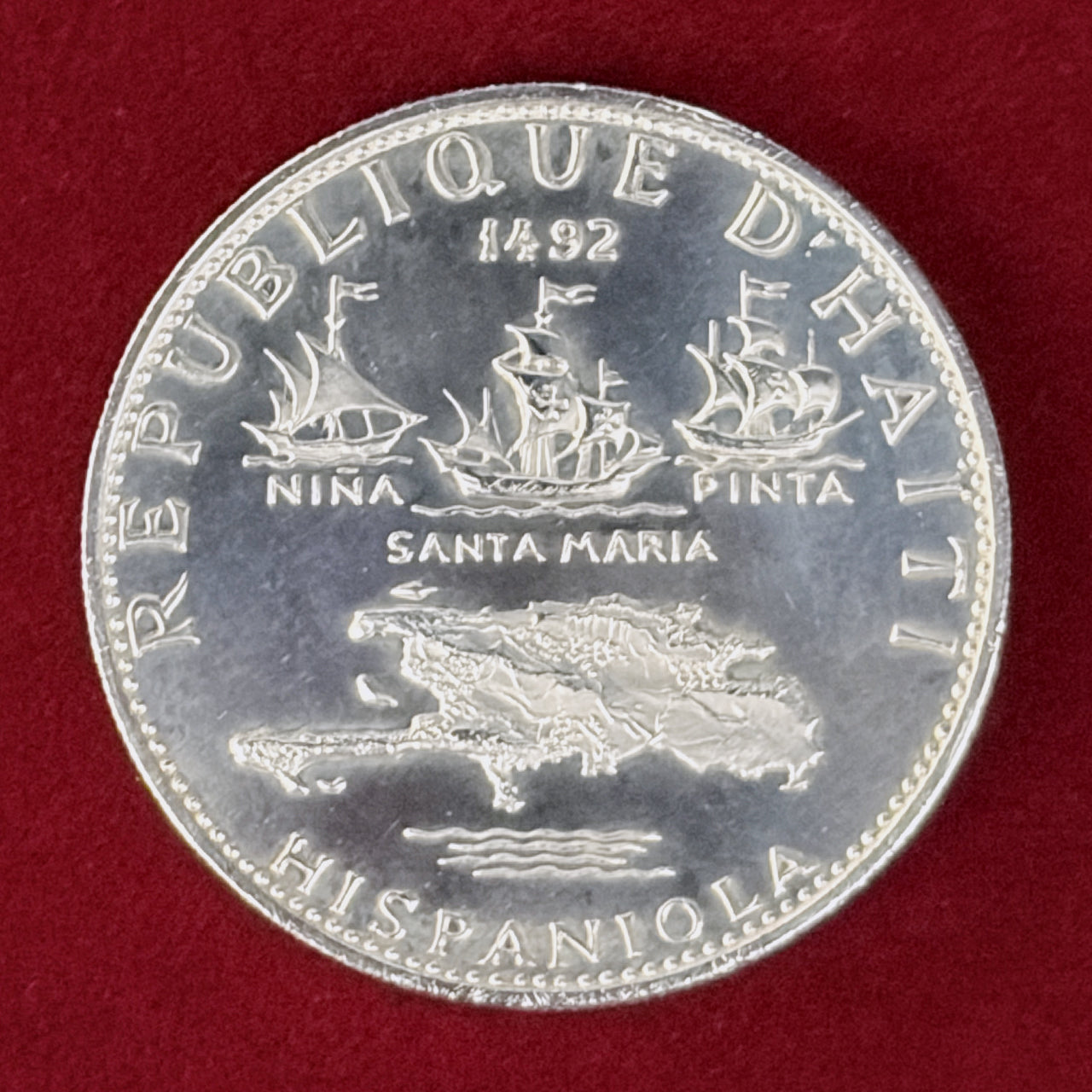 ハイチ】プルーフセット 銀貨3枚組 1967［C-0001094］ – ワールド