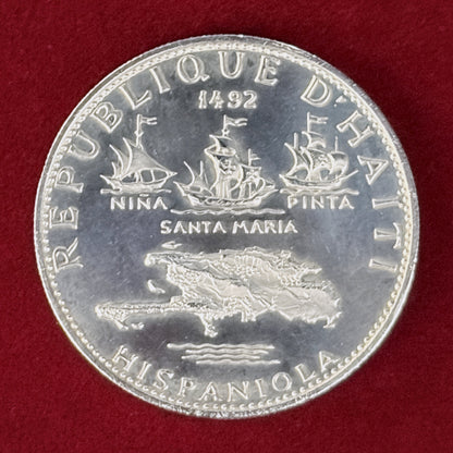 【ハイチ】プルーフセット 銀貨3枚組 1967［C-0001094］