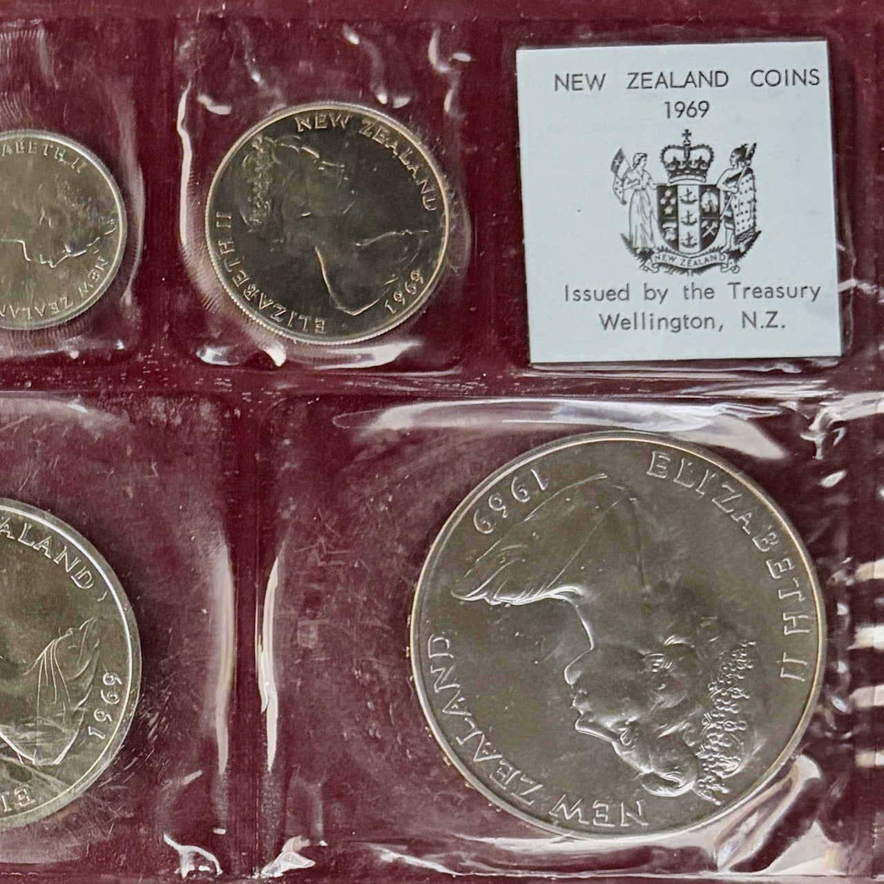 オールドニュージーランド7枚セット ニュージーランド】コインセット 7枚組 1969［C-0001096］ – ワールド