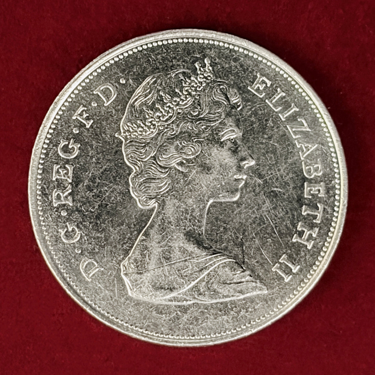 【United Kingdom】Queen Elizabeth The Queen Mother 80th Birthday 25 Pence Silver Proof Coin 1980 [B-0000784]
