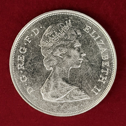 【United Kingdom】Queen Elizabeth The Queen Mother 80th Birthday 25 Pence Silver Proof Coin 1980 [B-0000784]