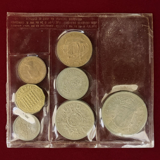 【イギリス】エリザベス2世戴冠記念コインセット 1953 ※欠品あり［C-0001108］