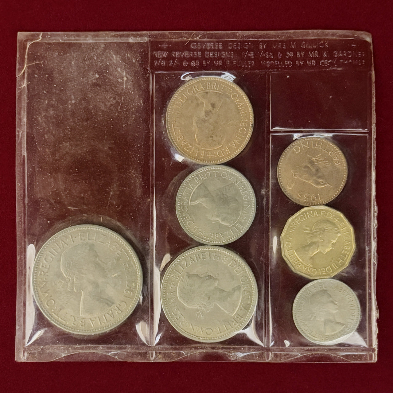 【イギリス】エリザベス2世戴冠記念コインセット 1953 ※欠品あり［C-0001108］