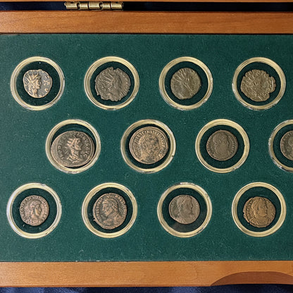 【ローマ帝国】古代コイン 青銅貨 20枚セット AD253～395［C-0001125］