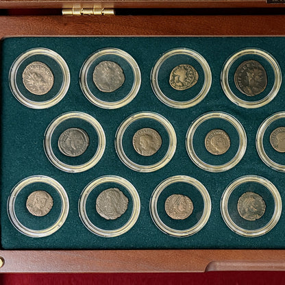 【ローマ帝国】古代コイン 青銅貨 20枚セット AD253～408［C-0001140］