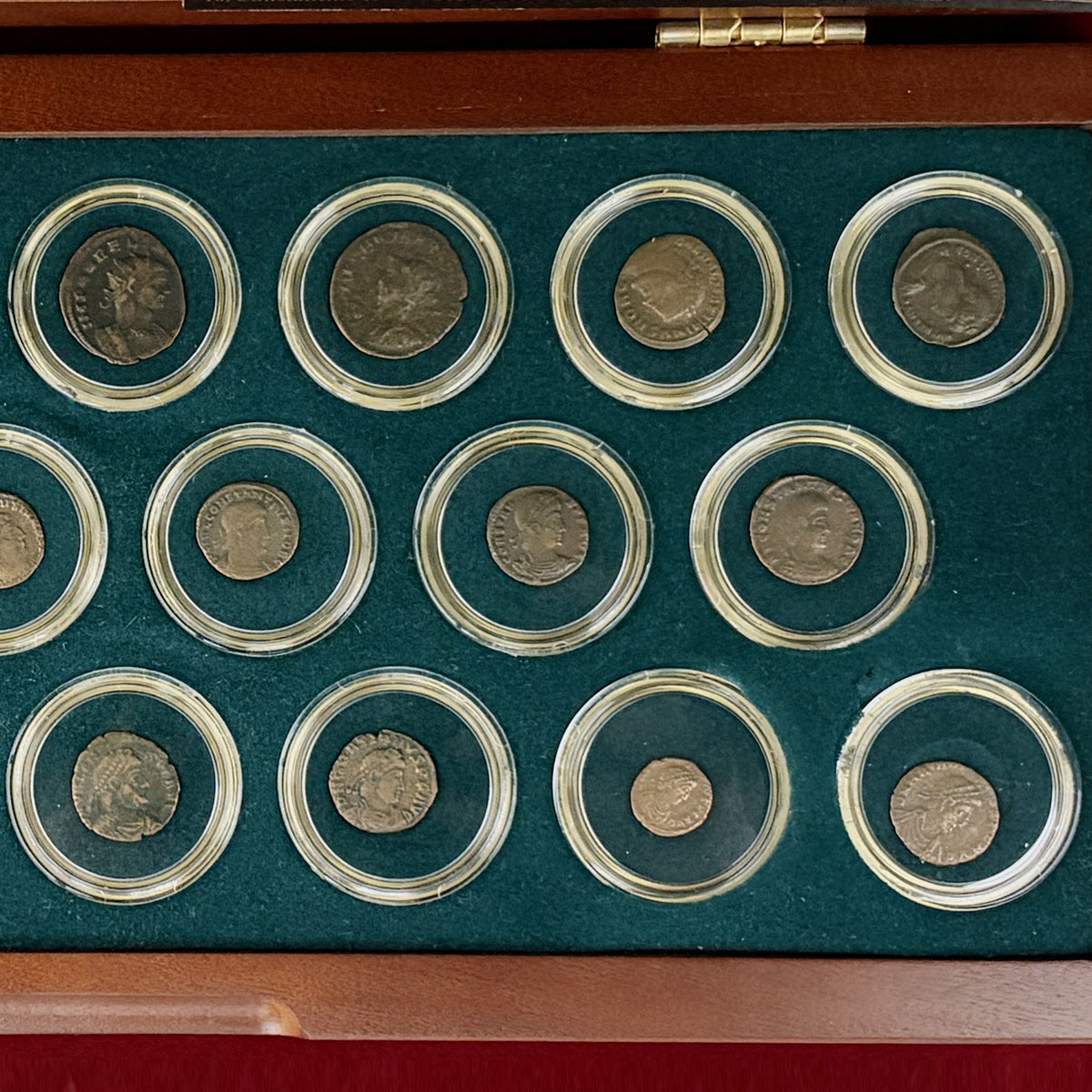 【ローマ帝国】古代コイン 青銅貨 20枚セット AD253～408［C-0001140］