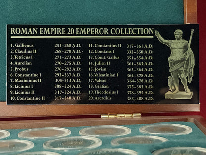 【ローマ帝国】古代コイン 青銅貨 20枚セット AD253～408［C-0001140］