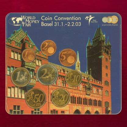 【オランダ】ワールドマネーフェア2003記念 ユーロミントセット 8枚組 2003［C-0001156］