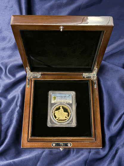 【オルダニー島】ウナ＆ライオン 5ポンド 金貨 プルーフ 2019 PCGS PR70DCAM［F-0000007］