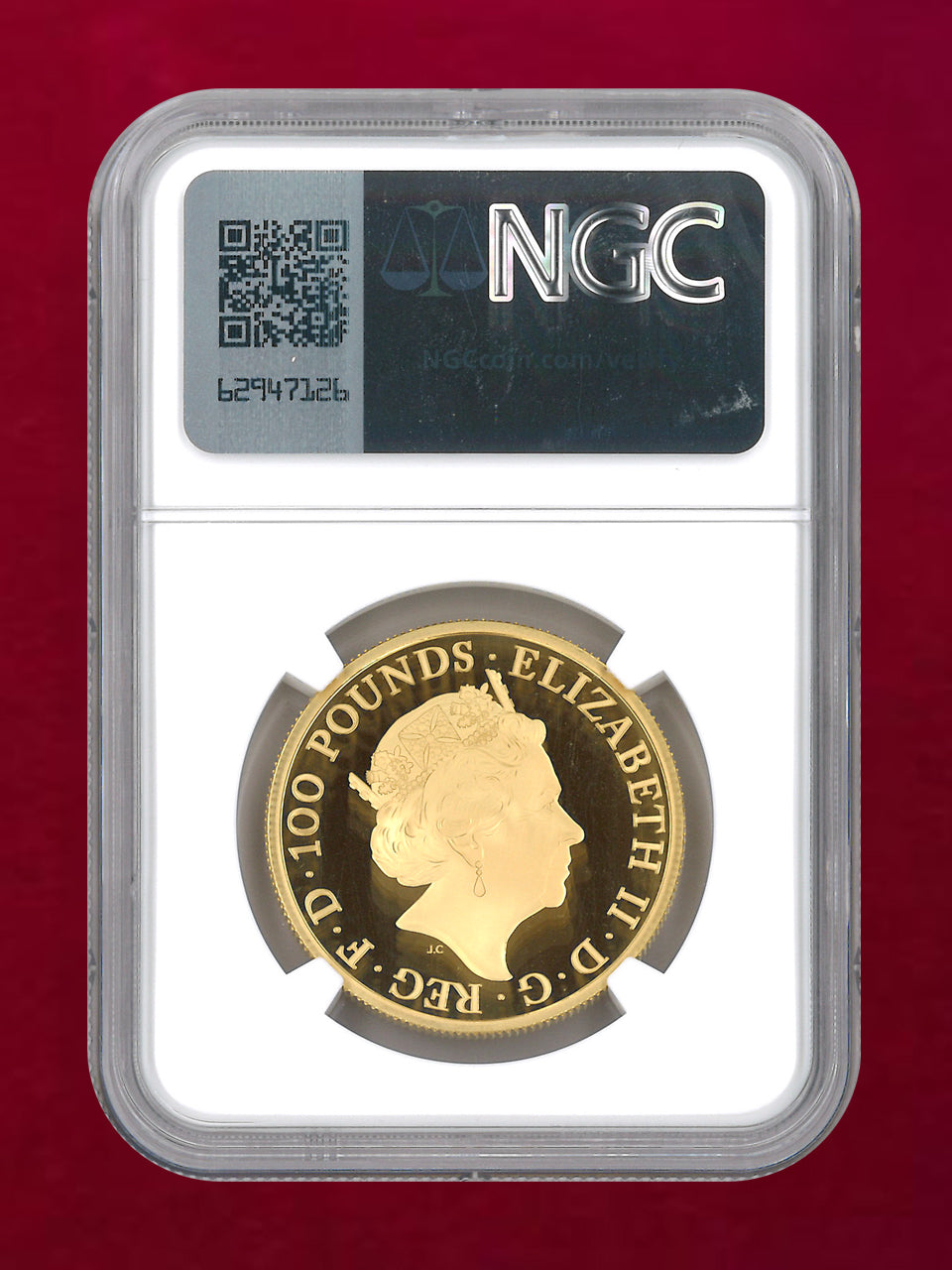 【イギリス】ブリタニア金貨30周年記念 プルーフ金貨 6枚セット 2017 NGCスラブ入り［F-0000020］